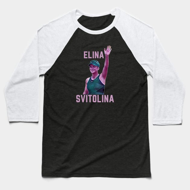 elina svitolina Baseball T-Shirt by BorodinaAlen